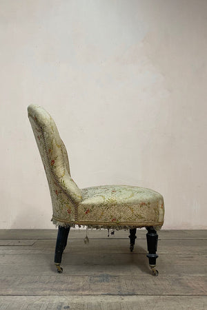Napoleon III chauffeuse chair 'as is'