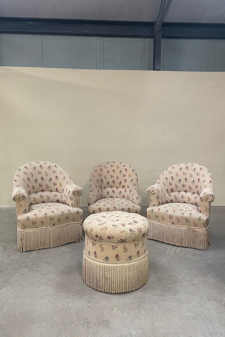 4-piece upholstery set 'as is'