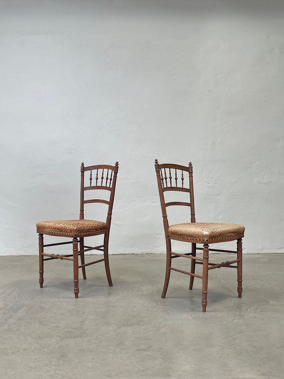 Pair of upholstered chairs (pair, 'as is') (Reserved)