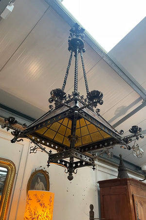 Large ceiling chandelier