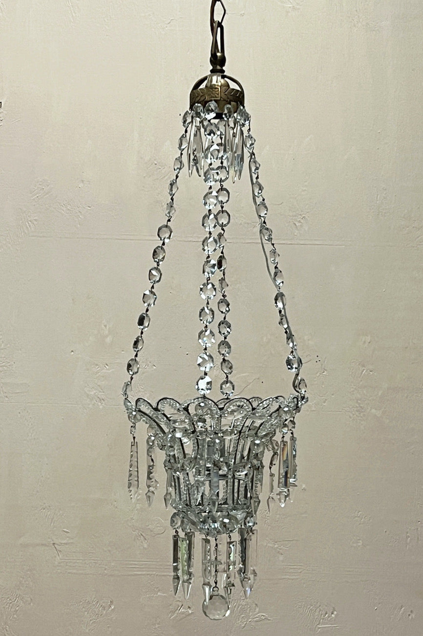 Basket chandelier