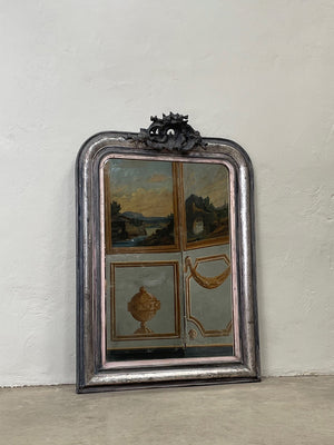 Louis Philippe mirror with crest