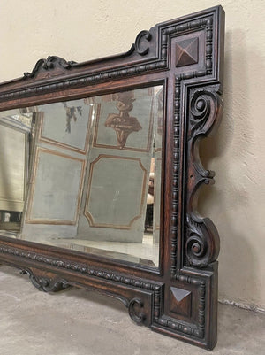 Stepped frame mirror