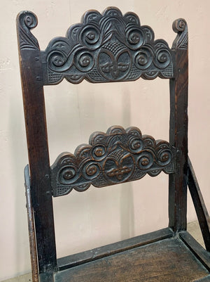 17th century occasional chairs (£950 (set of 5) or £190 each)