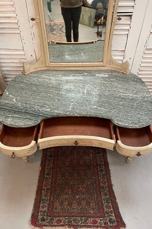 Marble top dressing table