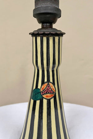 Petite Art Deco table lamp (inc. re-wiring)