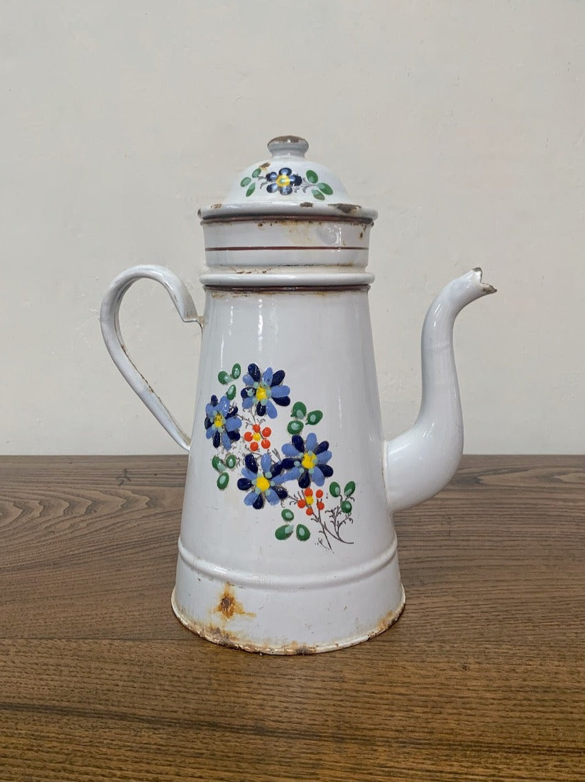 Enamel coffee pots (£40 - £75)