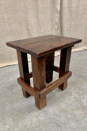 Rustic side table / stool