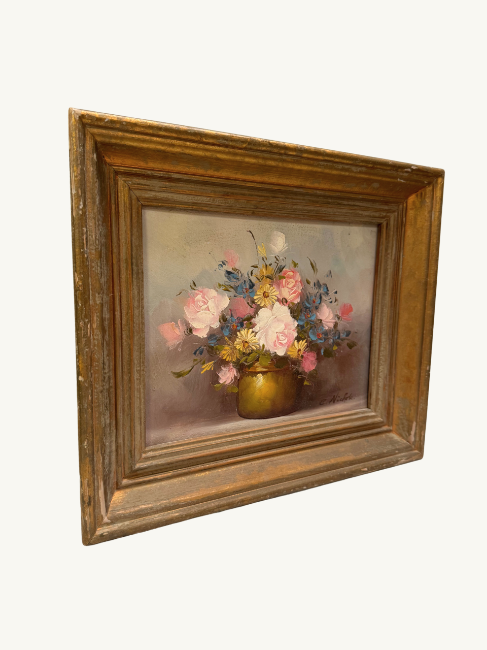 Framed painting by C. Nichols (Reserved)