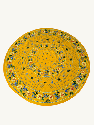 Large round tablecloth