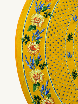 Large round tablecloth