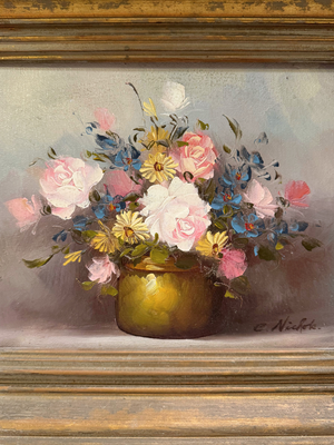 Framed painting by C. Nichols (Reserved)