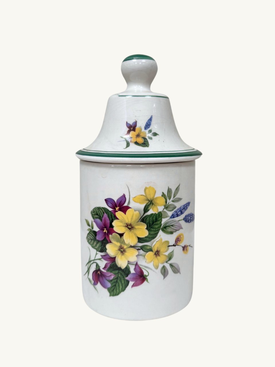 Ceramic jar with lid