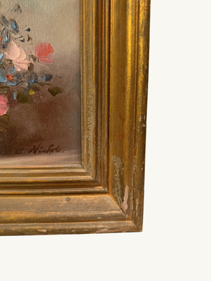 Framed painting by C. Nichols (Reserved)