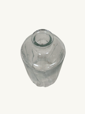 Swirl glass bottle