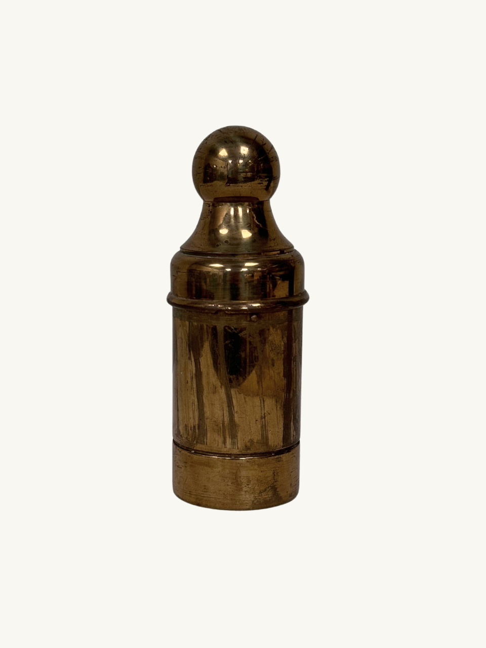 Brass bottle holder