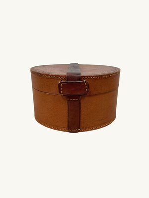 Leather collar box