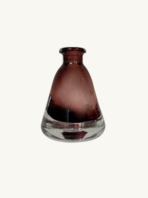 Purple glass decanter