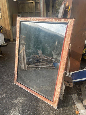 Mercury plate 1830's mirror