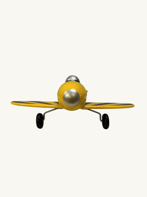 Yellow toy plane by Vilac