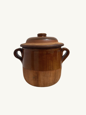 Earthenware casserole pot