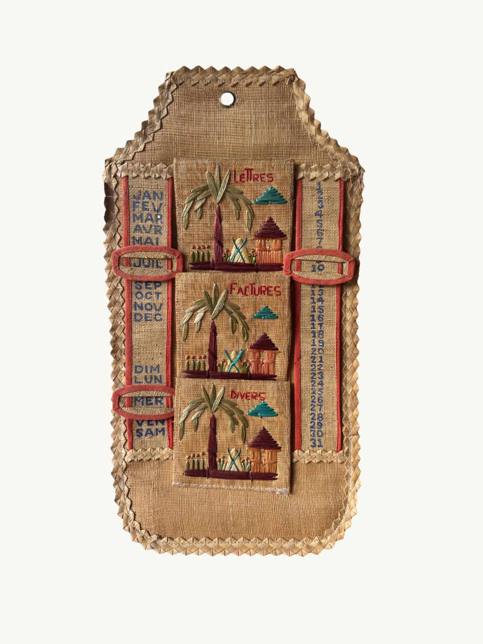 Rattan organiser