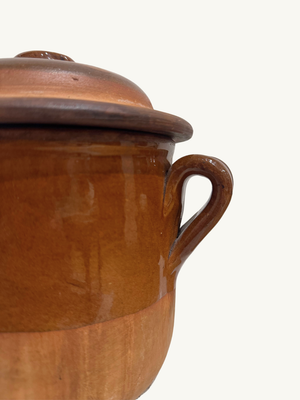 Earthenware casserole pot