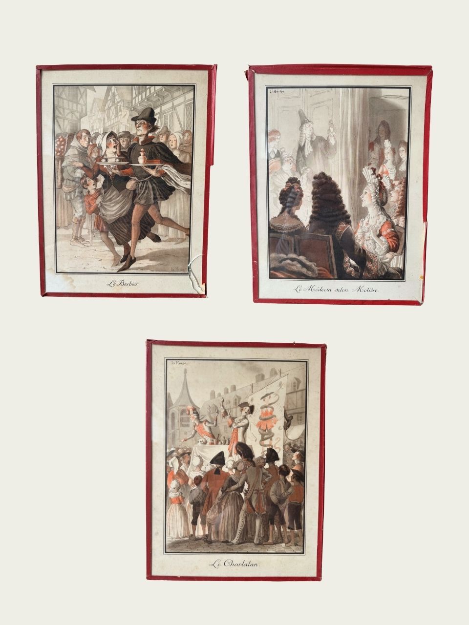 Set of La Hoche prints