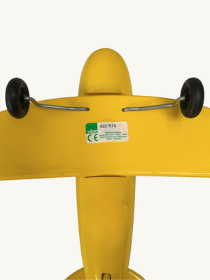 Yellow toy plane by Vilac