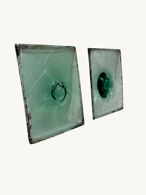 Bullseye glass panels