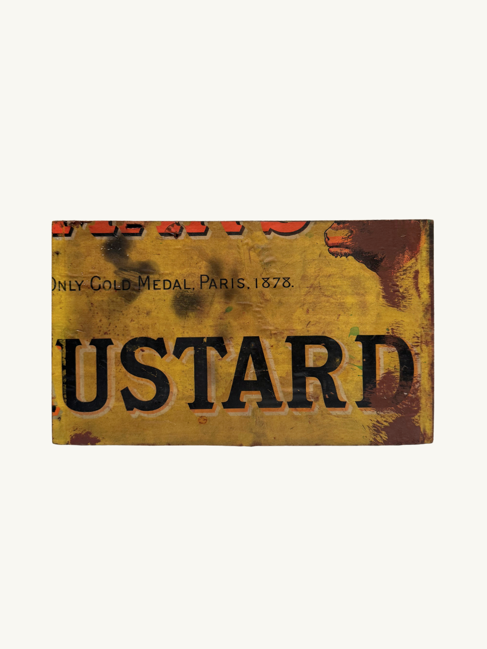 Part of a sign