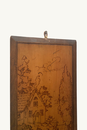 Wooden plaque
