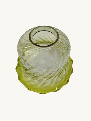 Green glass shade