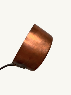 Copper saucepans