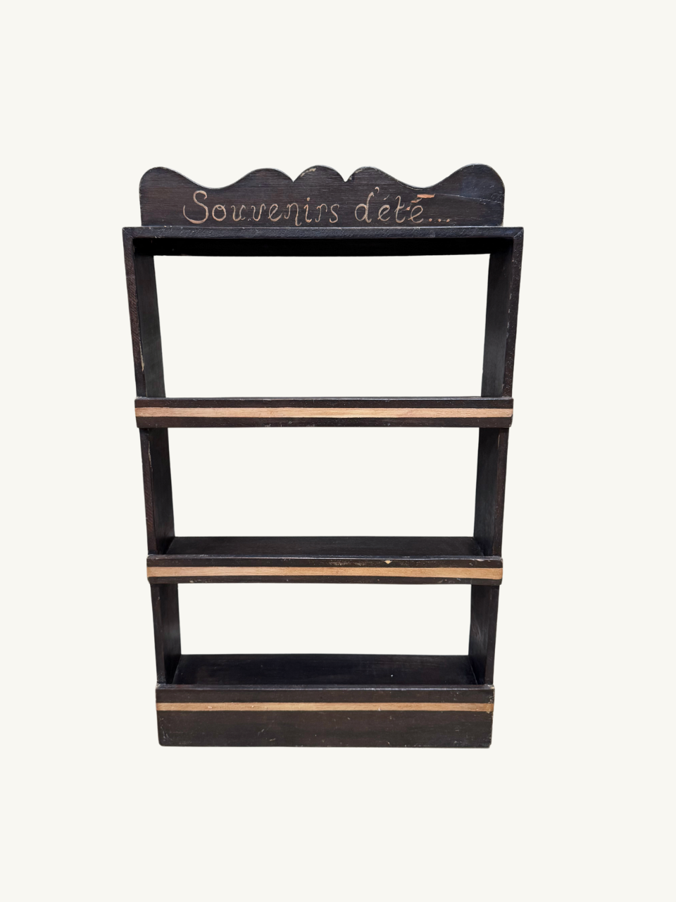 Painted shelving unit