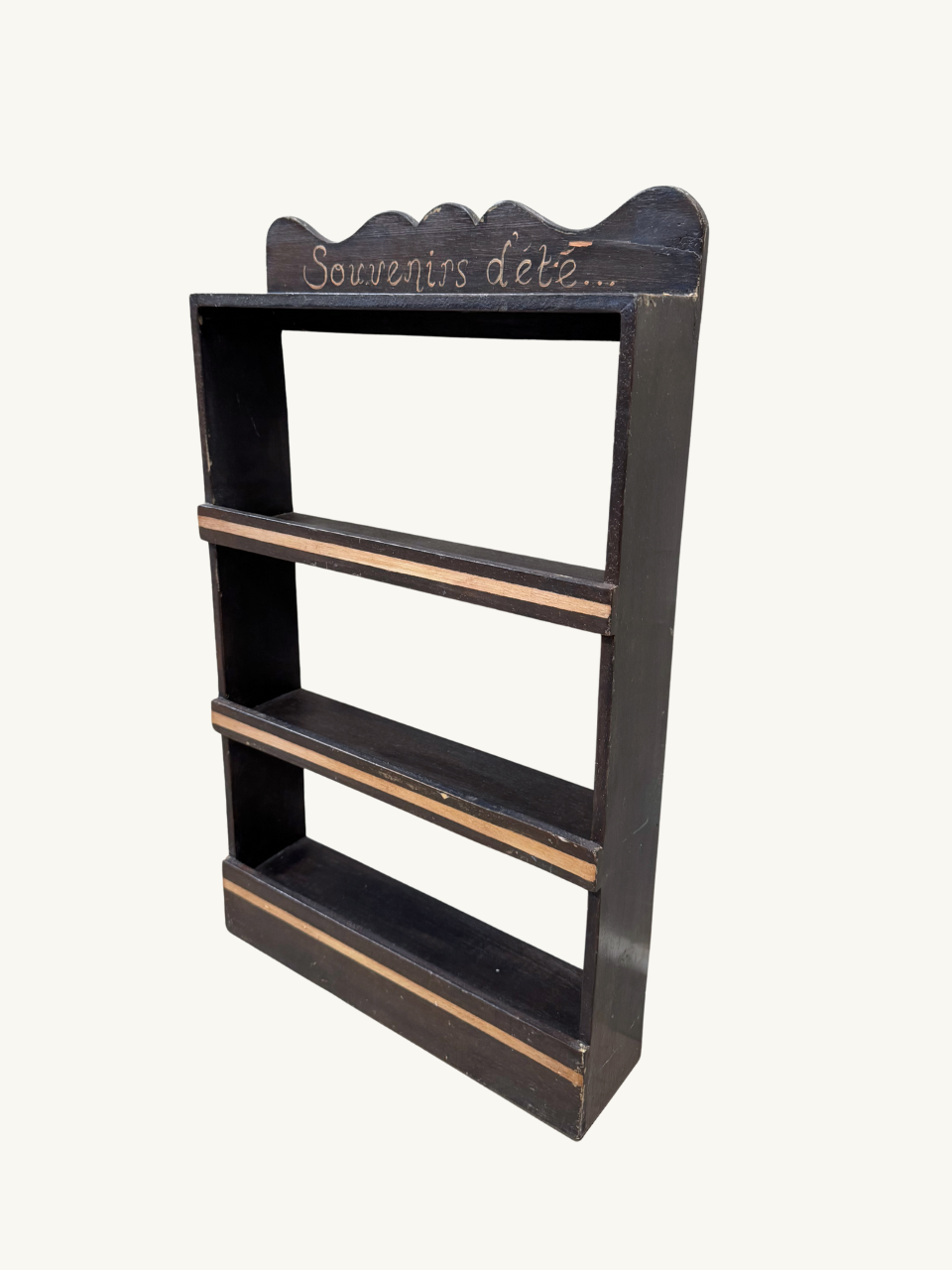 Painted shelving unit
