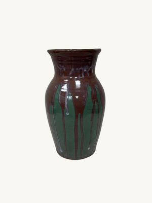 Drip glaze vase