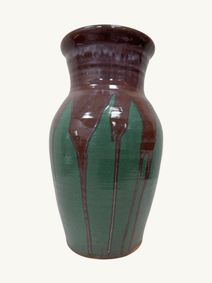 Drip glaze vase