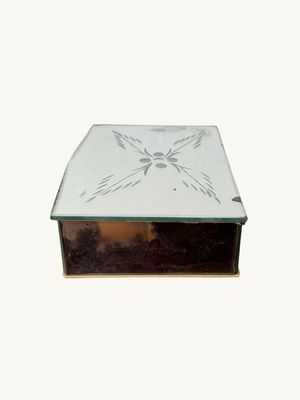 Etched glass box