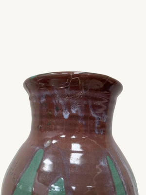 Drip glaze vase