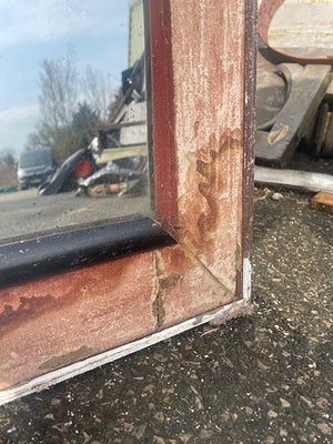 Mercury plate 1830's mirror