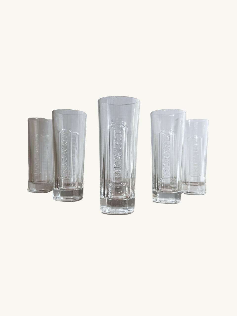 Tall Ricard glasses (each)