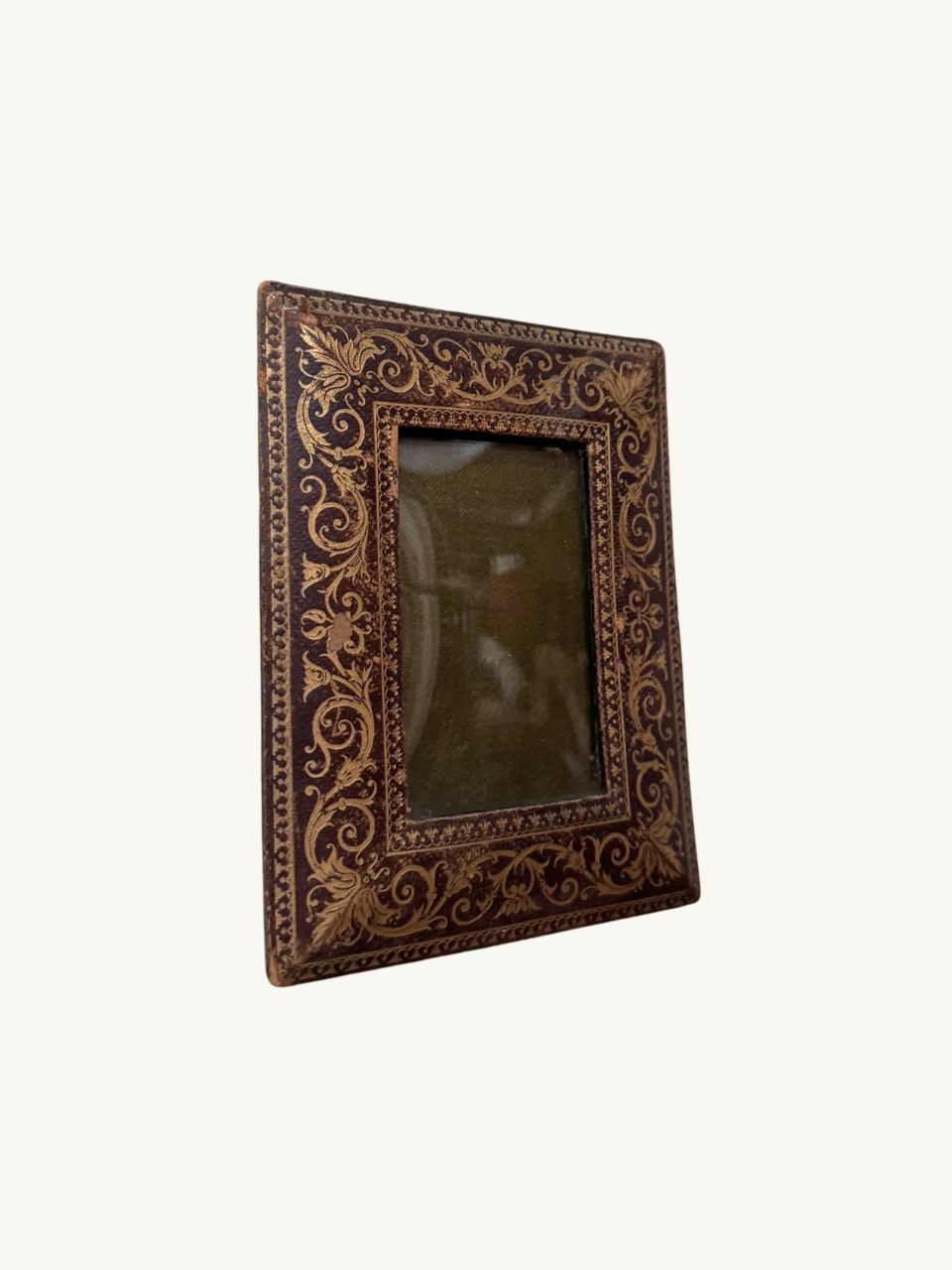 Small leather frame