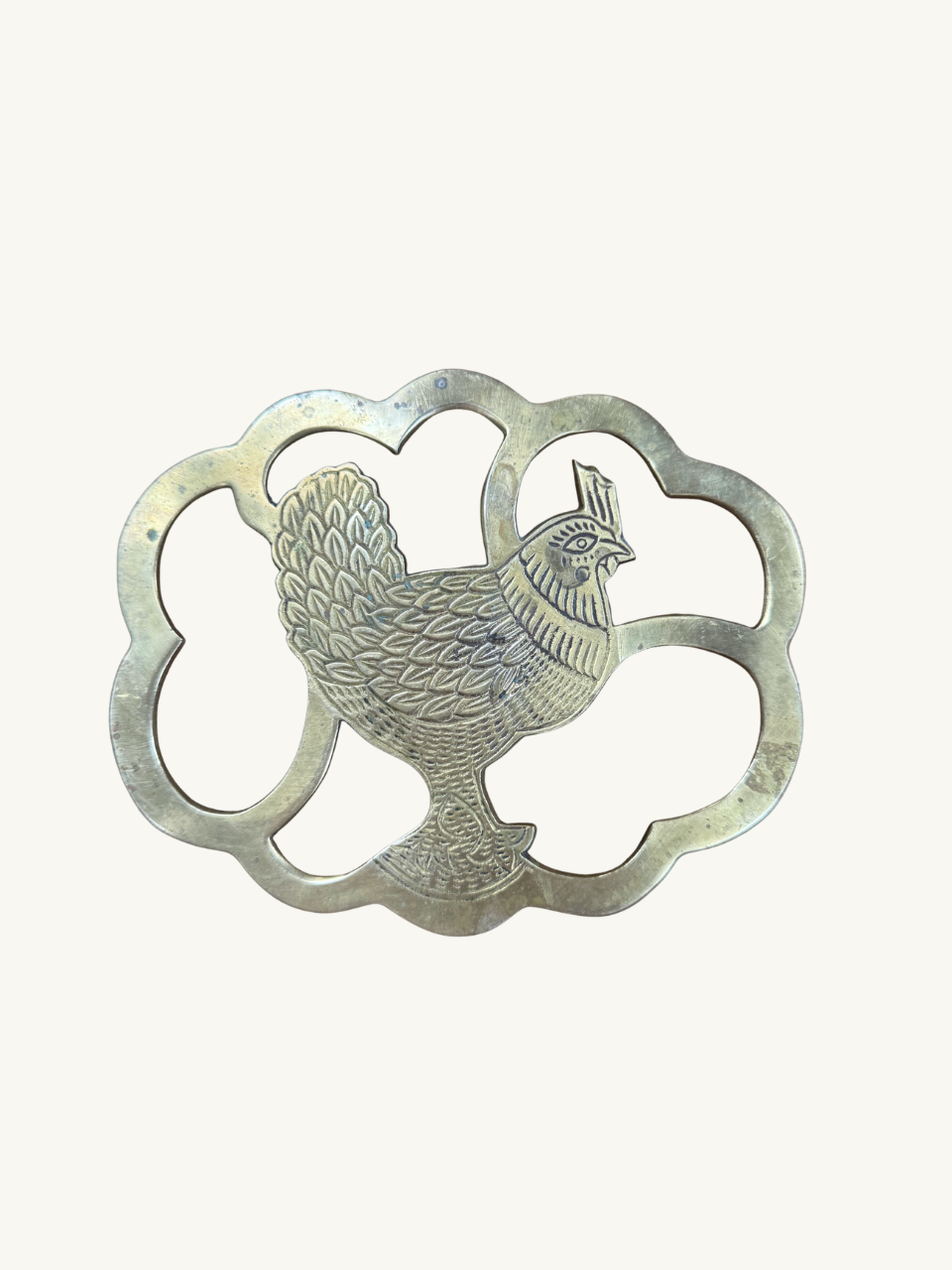 Cockerel trivet