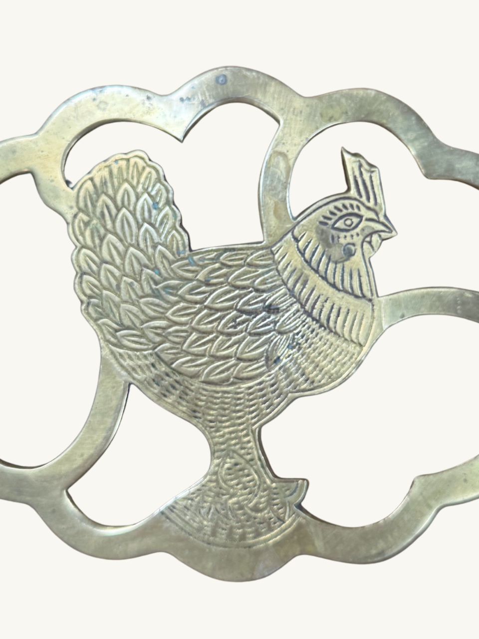 Cockerel trivet