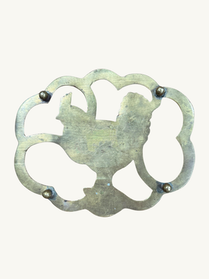 Cockerel trivet