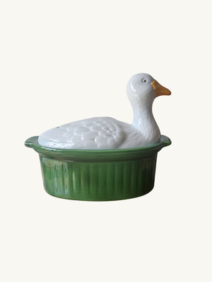 Ceramic duck dish