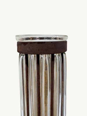 Ribbed vase