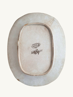 Sarreguemines serving dish