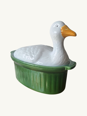 Ceramic duck dish